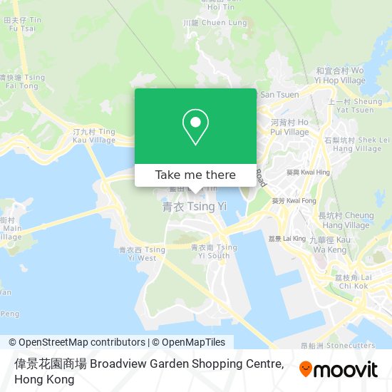 偉景花園商場 Broadview Garden Shopping Centre map
