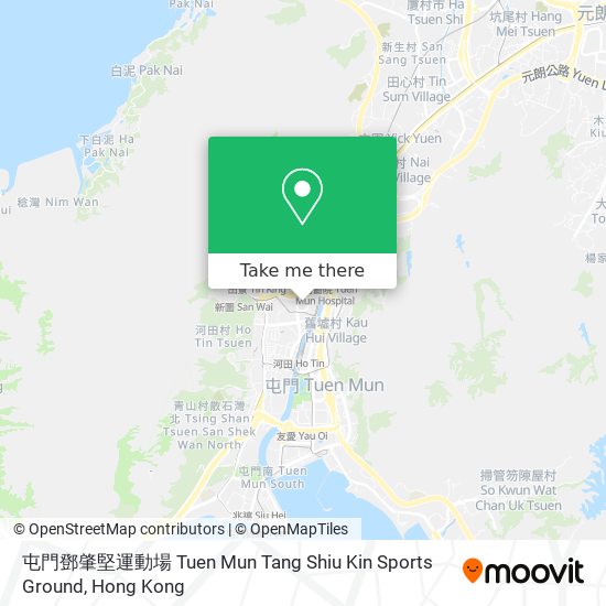 屯門鄧肇堅運動場 Tuen Mun Tang Shiu Kin Sports Ground map