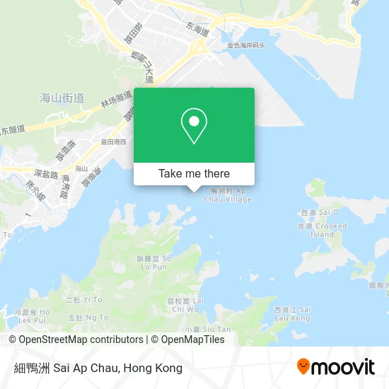 細鴨洲 Sai Ap Chau map