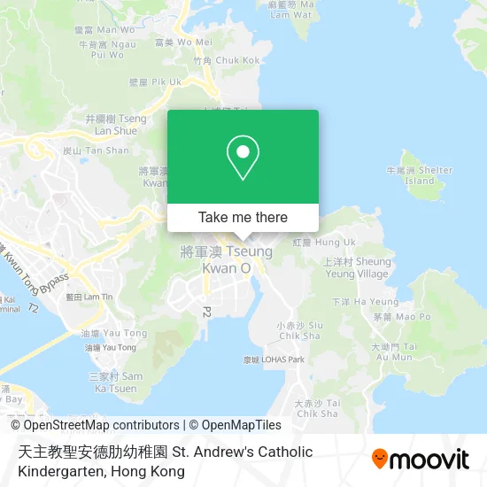 天主教聖安德肋幼稚園 St. Andrew's Catholic Kindergarten地圖
