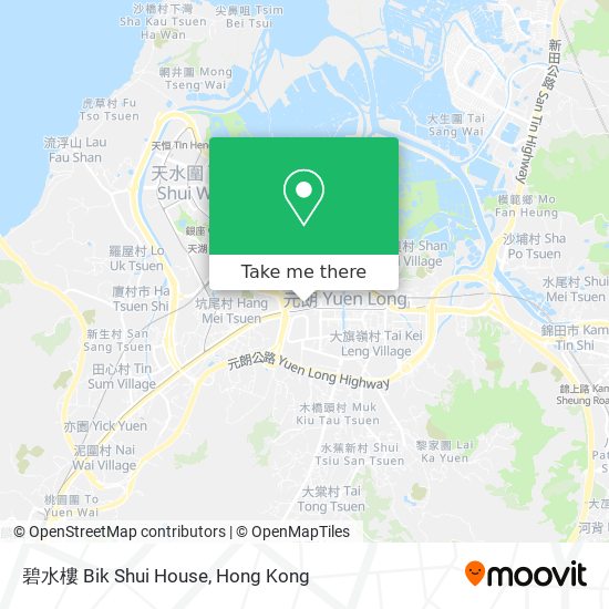 碧水樓 Bik Shui House map