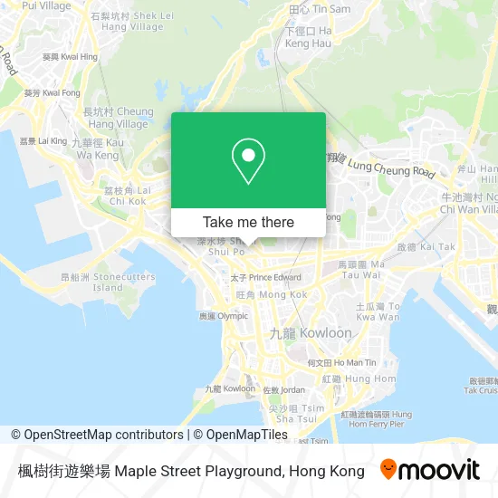 楓樹街遊樂場 Maple Street Playground map