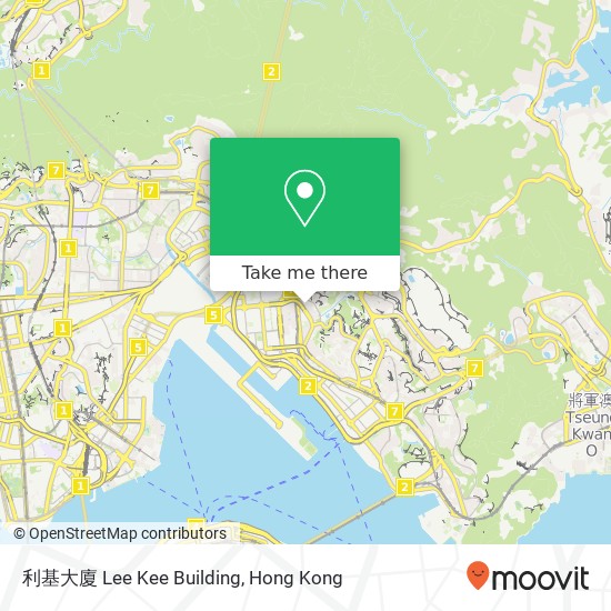 利基大廈 Lee Kee Building map