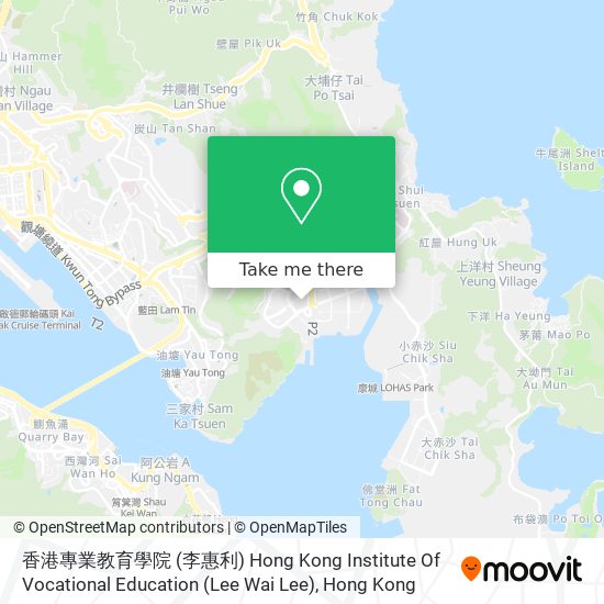 香港專業教育學院 (李惠利) Hong Kong Institute Of Vocational Education (Lee Wai Lee) map