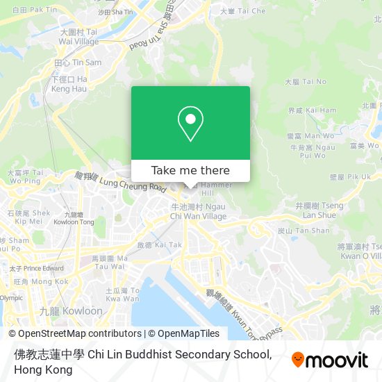 佛教志蓮中學 Chi Lin Buddhist Secondary School map