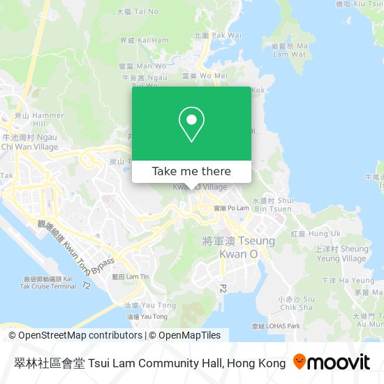 翠林社區會堂 Tsui Lam Community Hall map