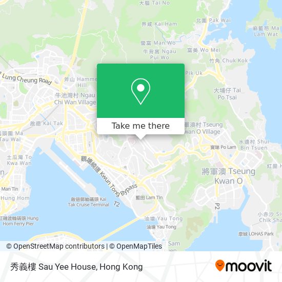 秀義樓 Sau Yee House map