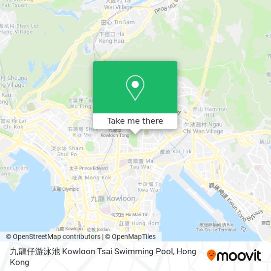 九龍仔游泳池 Kowloon Tsai Swimming Pool map