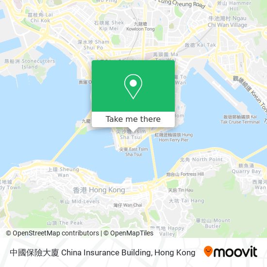 中國保險大廈 China Insurance Building map