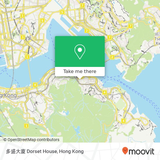 多盛大廈 Dorset House地圖