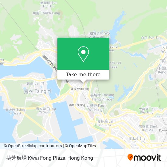 葵芳廣場 Kwai Fong Plaza map