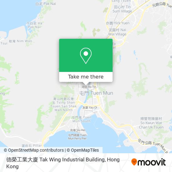 德榮工業大廈 Tak Wing Industrial Building map