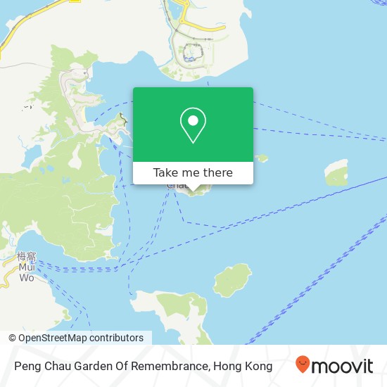 Peng Chau Garden Of Remembrance map