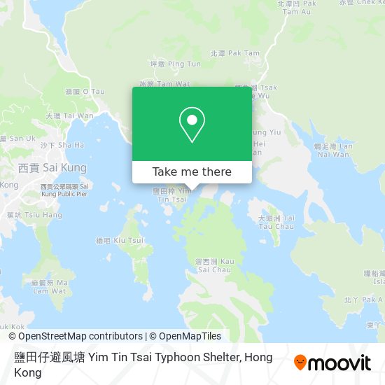 鹽田仔避風塘 Yim Tin Tsai Typhoon Shelter map