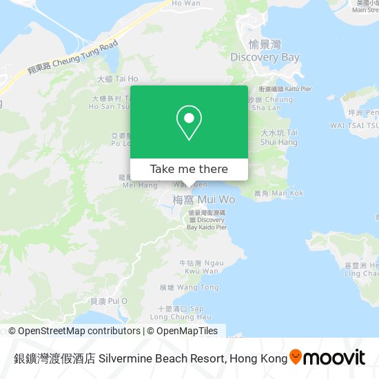 銀鑛灣渡假酒店 Silvermine Beach Resort map