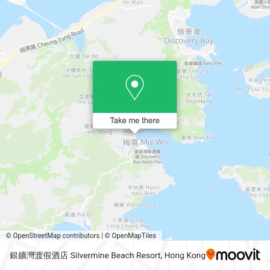 銀鑛灣渡假酒店 Silvermine Beach Resort map