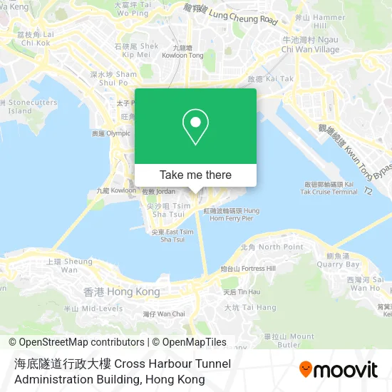 海底隧道行政大樓 Cross Harbour Tunnel Administration Building地圖
