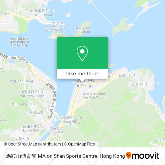 馬鞍山體育館 MA on Shan Sports Centre map