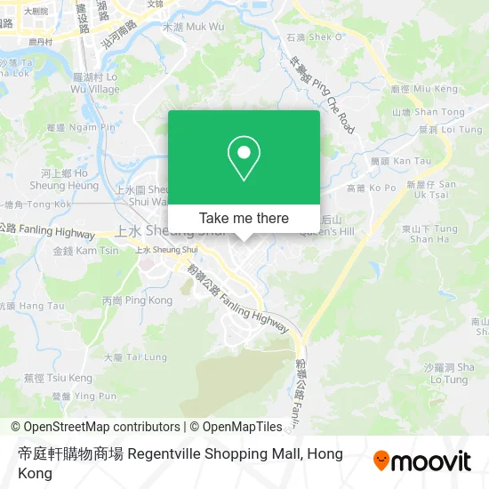 帝庭軒購物商場 Regentville Shopping Mall map