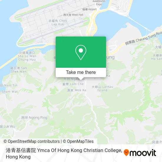 港青基信書院 Ymca Of Hong Kong Christian College map