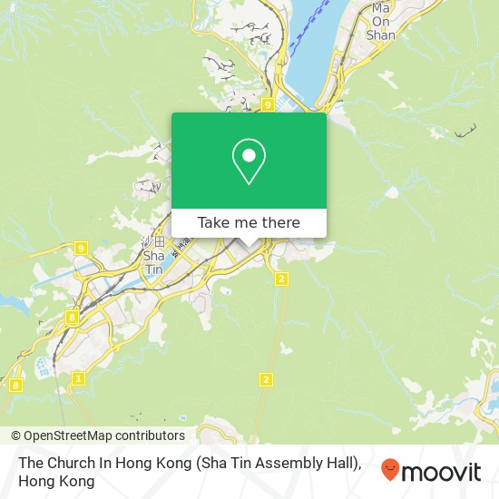 The Church In Hong Kong (Sha Tin Assembly Hall) map
