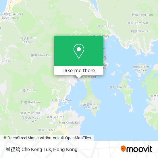 輋徑篤 Che Keng Tuk map