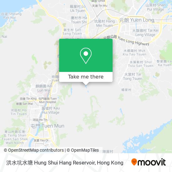 洪水坑水塘 Hung Shui Hang Reservoir map