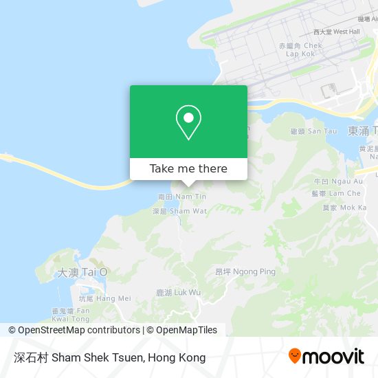 深石村 Sham Shek Tsuen map