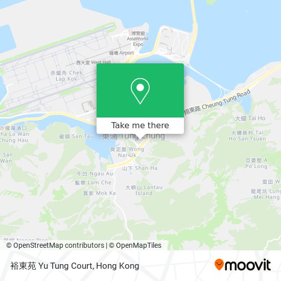 裕東苑 Yu Tung Court map