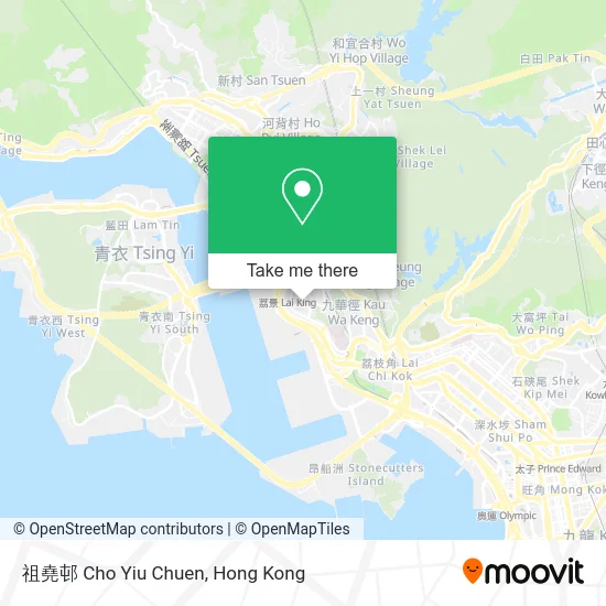 祖堯邨 Cho Yiu Chuen map