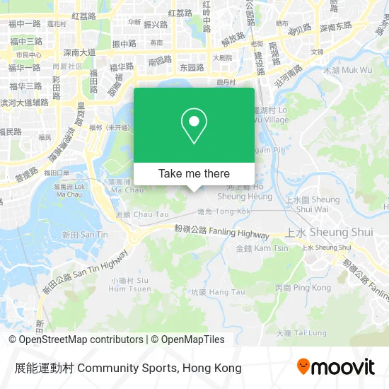 展能運動村 Community Sports map