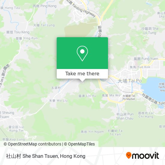 社山村 She Shan Tsuen map