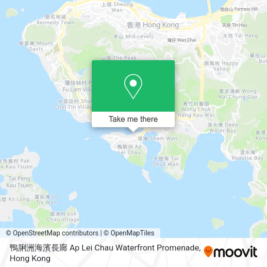 鴨脷洲海濱長廊 Ap Lei Chau Waterfront Promenade地圖