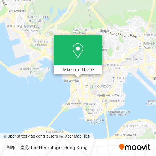 帝峰．皇殿 the Hermitage map