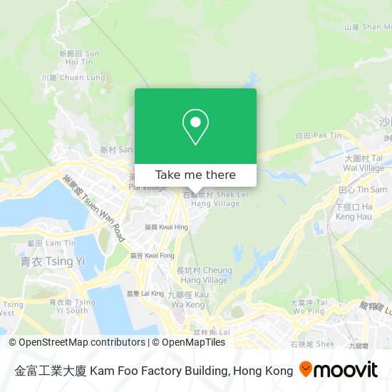 金富工業大廈 Kam Foo Factory Building map