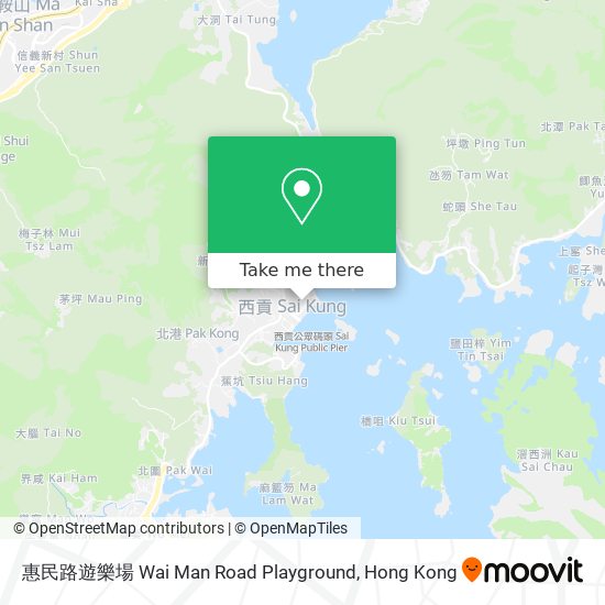 惠民路遊樂場 Wai Man Road Playground map