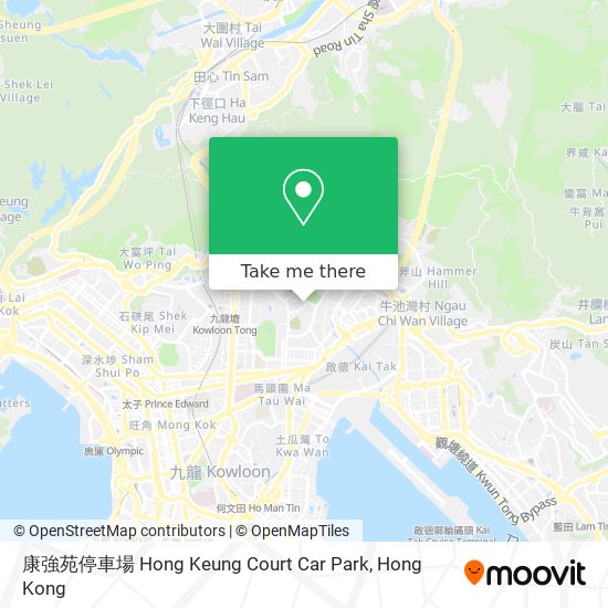 康強苑停車場 Hong Keung Court Car Park map