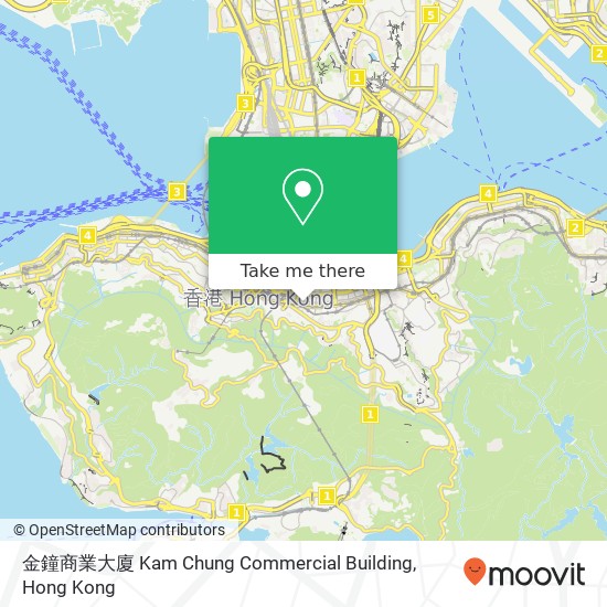 金鐘商業大廈 Kam Chung Commercial Building map