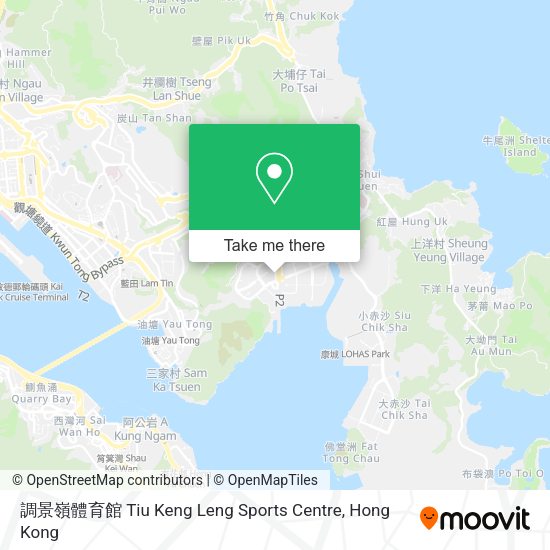 調景嶺體育館 Tiu Keng Leng Sports Centre地圖