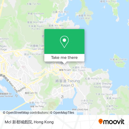 Mcl 新都城戲院 map