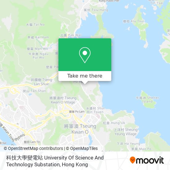 科技大學變電站 University Of Science And Technology Substation map