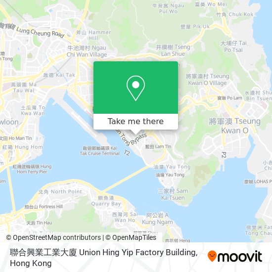 聯合興業工業大廈 Union Hing Yip Factory Building map