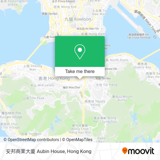 安邦商業大廈 Aubin House map
