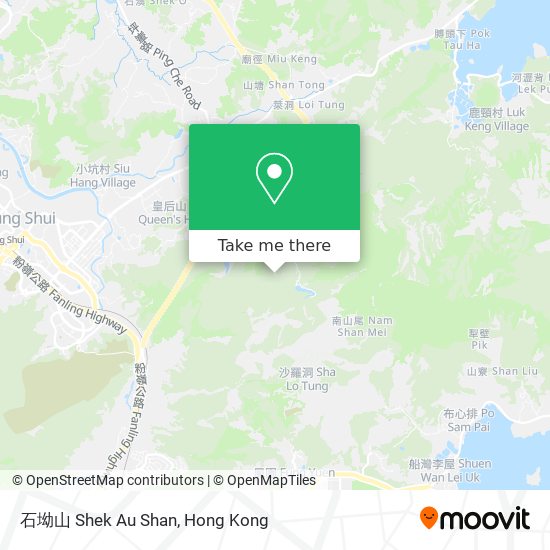 石坳山 Shek Au Shan map