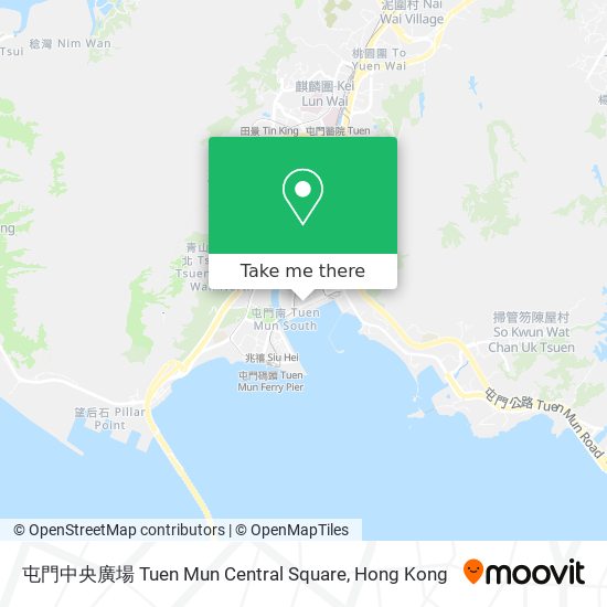 屯門中央廣場 Tuen Mun Central Square map