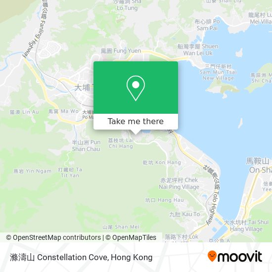 滌濤山 Constellation Cove map