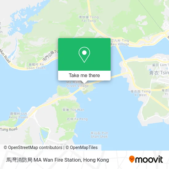 馬灣消防局 MA Wan Fire Station map