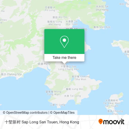 十塱新村 Sap Long San Tsuen地圖