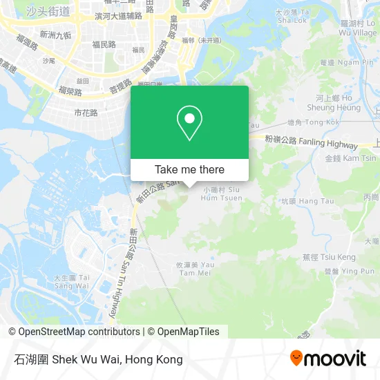 石湖圍 Shek Wu Wai map