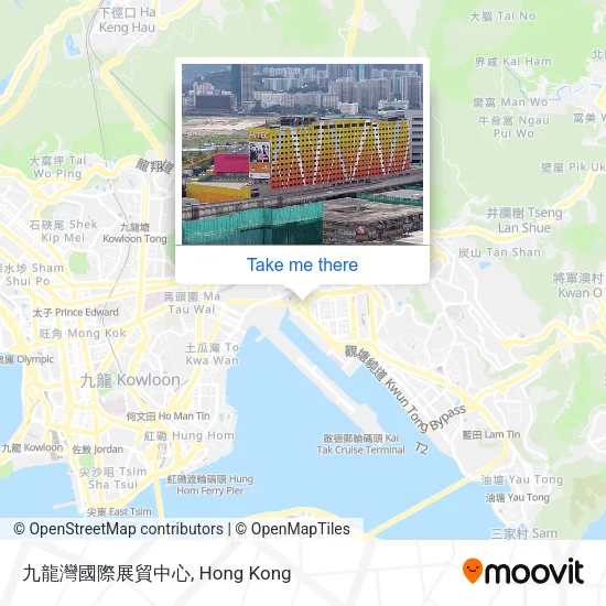 九龍灣國際展貿中心地圖